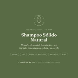 Manual Shampoo Sólido Natural - 6 Fórmulas Profesionales (PDF Descargable)
