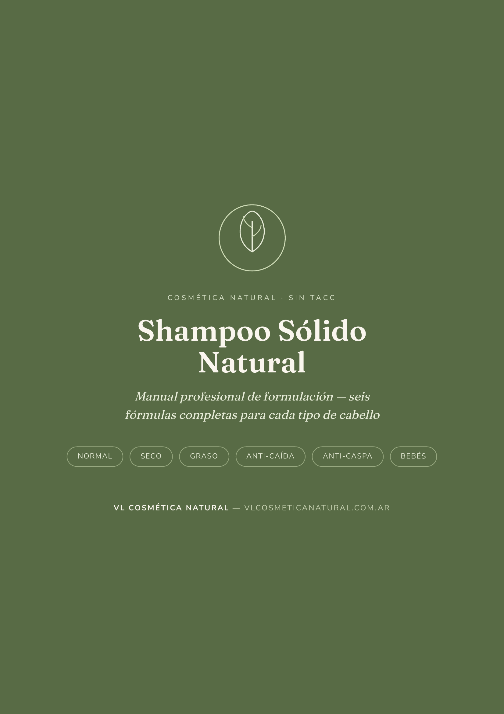Manual Shampoo Sólido Natural - 6 Fórmulas Profesionales (PDF Descargable)